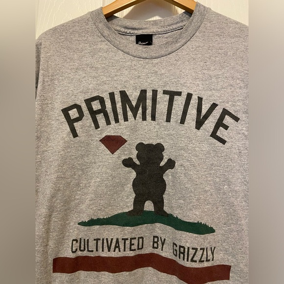 Primitive Skateboard x Diamond Supply Co Cultivated By Grizzly T-Shirt large - Picture 2 of 5